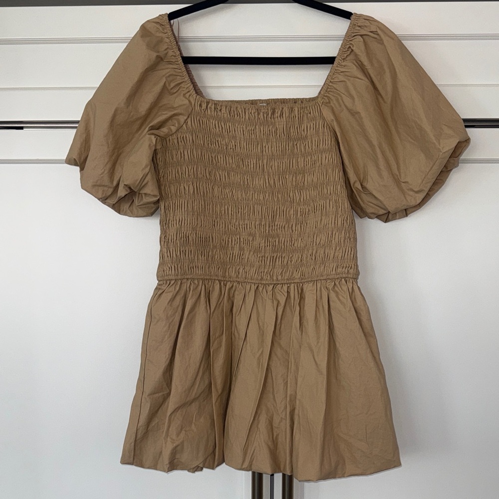 Endless Rose Mini Bubble Puff Sleeve Dress - Picture 4 of 6